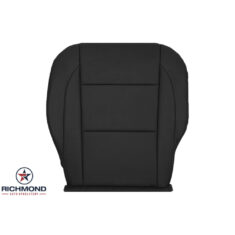 2005-2009 Nissan Armada Replacement Leather Seat Cover: Driver Side Bottom, Black Perforated