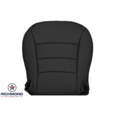 2005-2013 Chevy Corvette C6 Replacement Leather Seat Cover: Driver Side Bottom, Black Perforated