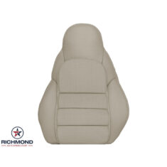 2005-2013 Chevy Corvette C6 Replacement Leather Seat Cover: Driver Side Lean Back, Tan Perforated