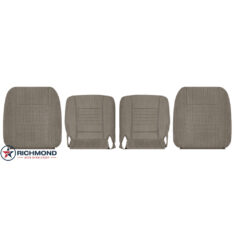 2006-2009 Dodge Ram 3500 ST Work Truck Base Replacement Cloth Seat Covers: Driver & Passenger Complete, Tan Khaki