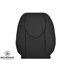 2009-2012 Toyota Rav4 Sport Replacement Leather Seat Cover: Driver Side Lean Back, Black Perforated