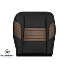 2008-2010 Ford F-350 Harley-Davidson Replacement Leather Seat Cover: Driver Side Bottom, 2-Tone Black & Copper