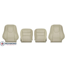 2009-2012 Ford Fusion Replacement Leather Seat Covers: Driver & Passenger Complete, Tan