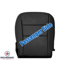 2009-2012 Ford Fusion Replacement Leather Seat Cover: Passenger Side Bottom, Black