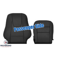 2009-2012 Ford Fusion Replacement Leather Seat Covers: Passenger Side Complete, Black