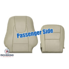 2009-2012 Ford Fusion Replacement Leather Seat Covers: Passenger Side Complete, Tan