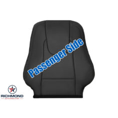2009-2012 Ford Fusion Replacement Leather Seat Cover: Passenger Side Lean Back, Black