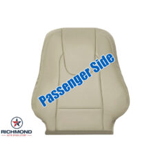 2009-2012 Ford Fusion Replacement Leather Seat Cover: Passenger Side Lean Back, Tan