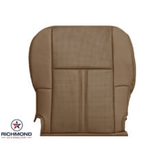 2010-2012 Lincoln MKT Replacement Leather Seat Cover: Driver Side Bottom, Canyon Tan Perforated