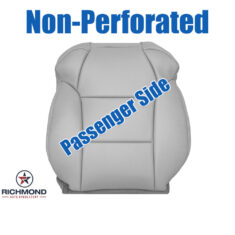 2010-2013 Acura MDX Replacement Leather Seat Cover: Passenger Side Lean Back, Light Gray Non-Perforated
