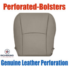 2010-2013 Toyota 4Runner Limited SR5 TRD Replacement Leather Seat Cover: Driver Side Bottom, Tan Perforated