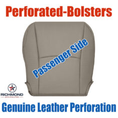 2010-2013 Toyota 4Runner Limited SR5 TRD Replacement Leather Seat Cover: Passenger Side Bottom, Tan Perforated