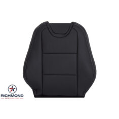 2010-2015 Chevy Camaro Z28 SS LT Replacement Leather Seat Cover: Driver Side Lean Back, Jet Black