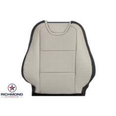 2010-2015 Chevy Camaro Z28 SS LT Replacement Leather Seat Cover: Driver Side Lean Back, 2-Tone Tan & Black