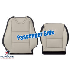 2010-2015 Chevy Camaro Z28 SS LT Replacement Leather Seat Covers: Passenger Side Complete, 2-Tone Tan & Black