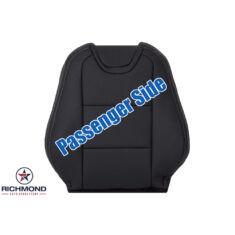 2010-2015 Chevy Camaro Z28 SS LT Replacement Leather Seat Cover: Passenger Side Lean Back, Jet Black