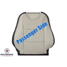 2010-2015 Chevy Camaro Z28 SS LT Replacement Leather Seat Cover: Passenger Side Lean Back, 2-Tone Tan & Black