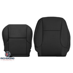 2014-2021 Lexus GX460 Replacement Perforated Leather Seat Covers: Driver Side Complete, Black Perforated