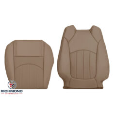 2013-2017 Buick Enclave Replacement Leather Seat Covers: Driver Side Complete, Choccachino Tan Perforated