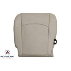 2013-2018 Dodge Ram 1500 Laramie Replacement Leather Seat Cover: Driver Side Bottom, Tan Perforated