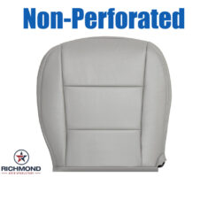 2013-2018 Toyota Avalon XLE Replacement Leather Seat Cover: Driver Side Bottom, Gray Non-Perforated