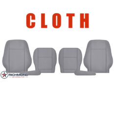 2014-2019 Ford Transit 150 250 350 Van Replacement Cloth Seat Covers: Driver & Passenger Complete, Gray