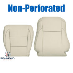 2014-2019 Toyota Highlander XLE Replacement Leather Seat Covers: Driver Side Complete, Tan Non-Perforated
