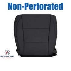 2014-2019 Toyota Highlander XLE Replacement Leather Seat Cover: Driver Side Bottom, Black Non-Perforated