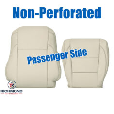 2014-2019 Toyota Highlander XLE Replacement Leather Seat Covers: Passenger Side Complete, Tan Non-Perforated