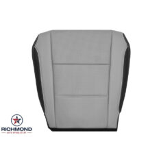 2016-2022 Lexus RX350 RX450h Replacement Perforated Leather Seat Cover: Driver Side Bottom, 2-Tone Gray & Black