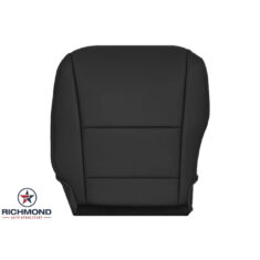 2016-2022 Honda Pilot Replacement Leather Seat Cover: Driver Side Bottom, Black Non-Perforated