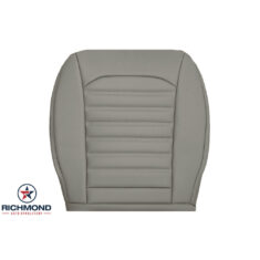 2017-2020 Ford Fusion Replacement Leather Seat Cover: Driver Side Bottom, Light Gray