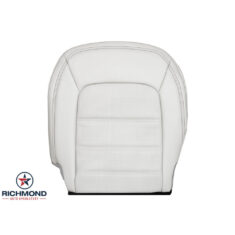 2017-2023 Mazda CX-5 Grand Touring Replacement Perforated Leather Seat Cover: Driver Side Bottom, White