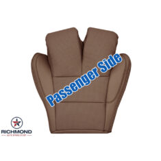 2018-2021 Lincoln Navigator Replacement Perforated Leather Seat Cover: Passenger Side Bottom, Russet Brown