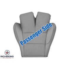2018-2021 Lincoln Navigator Replacement Perforated Leather Seat Cover: Passenger Side Bottom, Gray