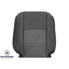 2019-2024 Dodge Ram 2500 SLT Big Horn/Lone Star Replacement Cloth Seat Cover: Driver Side Lean Back, Dark Gray