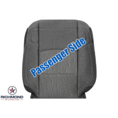 2019-2024 Dodge Ram 2500 SLT Big Horn/Lone Star Replacement Cloth Seat Cover: Passenger Side Lean Back, Gray