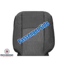 2019-2024 Dodge Ram 2500 SLT Big Horn/Lone Star Replacement Cloth Seat Cover: Passenger Side Lean Back, Dark Gray