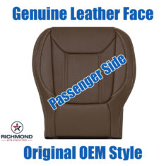 2019-2024 Subaru Forester Replacement Leather Seat Cover: Passenger Side Bottom, Brown Perforated