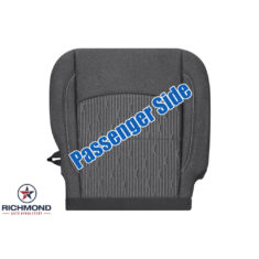 2019-2024 Dodge Ram 2500 SLT Big Horn/Lone Star Replacement Cloth Seat Cover: Passenger Side Bottom, Dark Gray