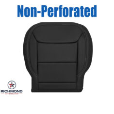 2020-2024 Ford Explorer XLT Replacement Leather Seat Cover: Driver Side Bottom, Black Non-Perforated