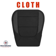 2020-2023 GMC Sierra 2500HD 3500HD SLT Pro SLE Replacement Cloth Seat Cover: Driver Side Bottom, Black