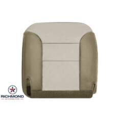 1999-2000 Chevy Tahoe Z71 Limited Replacement Leather Seat Cover: Driver Side Bottom, 2-Tone Tan