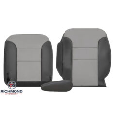 1999-2000 Chevy Tahoe Z71 Limited Replacement Leather Seat Covers: Driver Side Complete, 2-Tone Gray