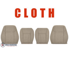 1999-2001 Jeep Cherokee Classic Replacement Cloth Seat Covers: Driver & Passenger Complete, Tan Camel