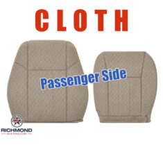 1999-2001 Jeep Cherokee Classic Replacement Cloth Seat Covers: Passenger Side Complete, Tan Camel