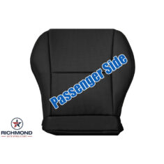 2002-2004 Acura RSX Type-S Replacement Leather Seat Cover: Passenger Side Bottom, Black