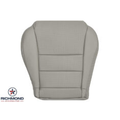 2005-2006 Acura RSX Type-S Replacement Leather Seat Cover: Driver Side Bottom, Titanium Light Gray