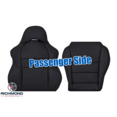 2005-2006 Acura RSX Type-S Replacement Leather Seat Covers: Passenger Side Complete, Black