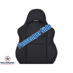 2005-2006 Acura RSX Type-S Replacement Leather Seat Cover: Passenger Side Lean Back, Black